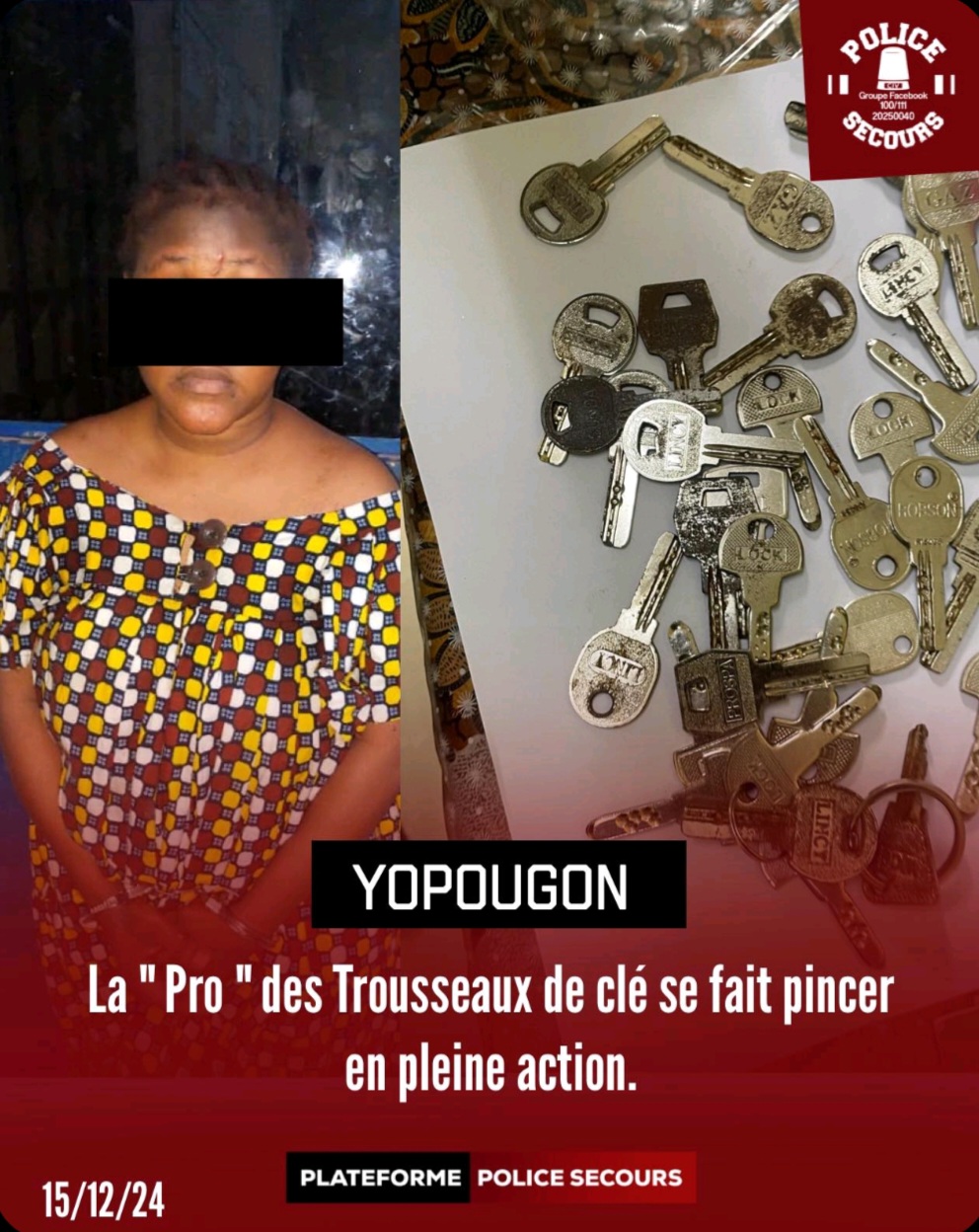 Abodjan : La « pro » des trousseaux se fait pincer en pleine action