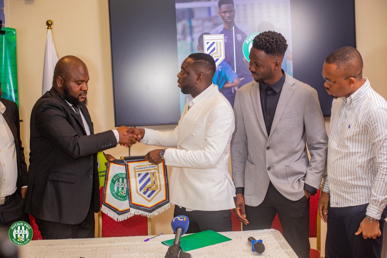 Signature de partenariat entre Avenir Pro Football Club et Golden Boot Academy:  Gérard Assendé œuvre pour la formation de ses footballeurs