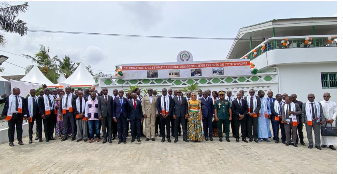 Côte d'Ivoire : Inauguration du nouveau siège de l'ordre des géomètres-experts et célébration de ses 55 ans