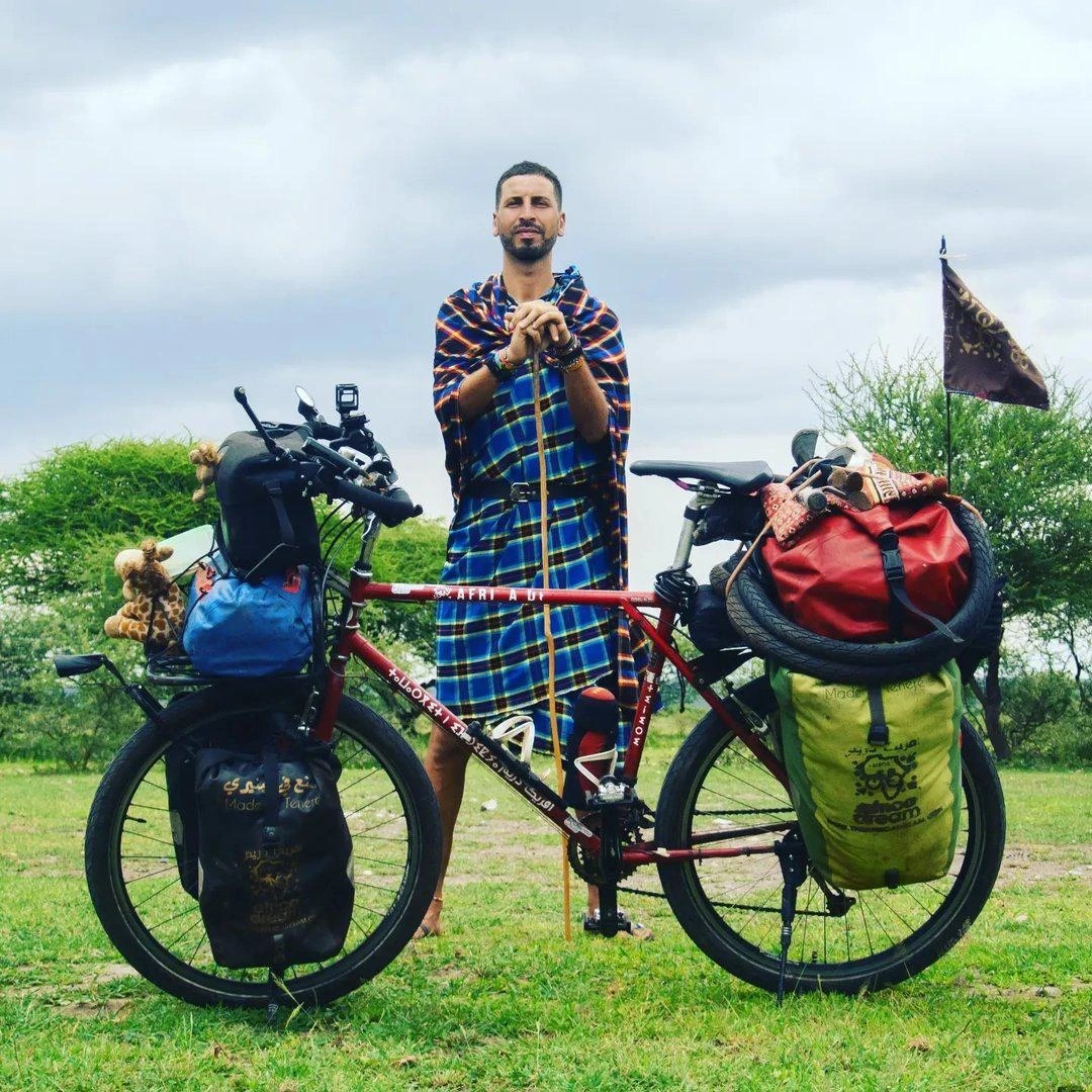 Africa Dream : Youssef Sahsah fait le tour du continent à vélo